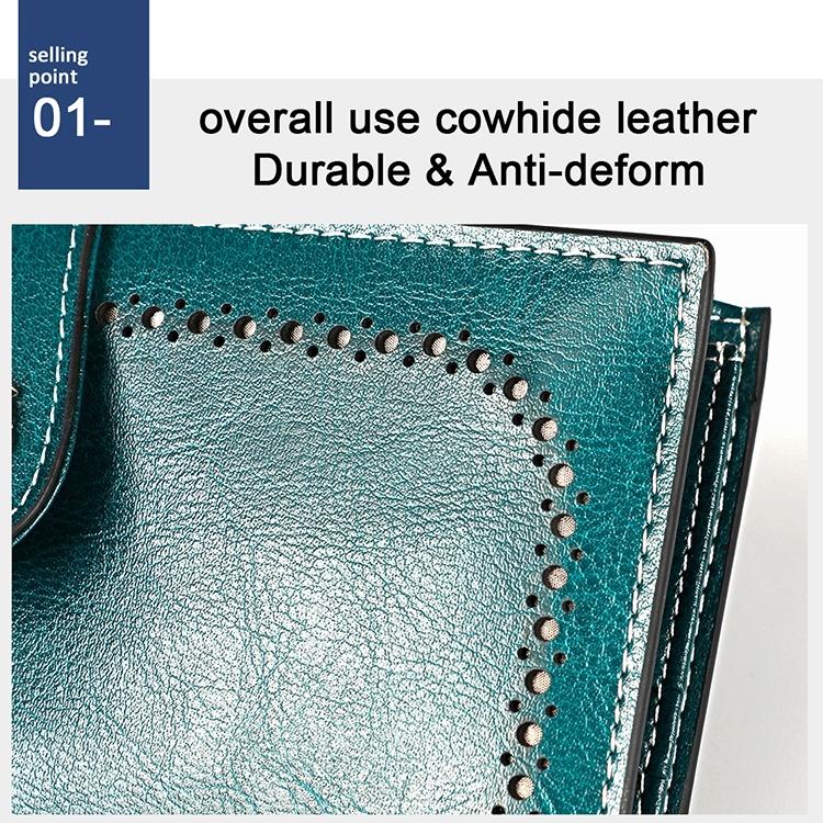 Women Anti-magnetic Rfid Wallet - Compact & Secure - Brown 11