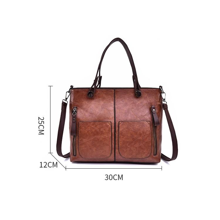 Stylish Brown Pu Shoulder Bag For Women 3