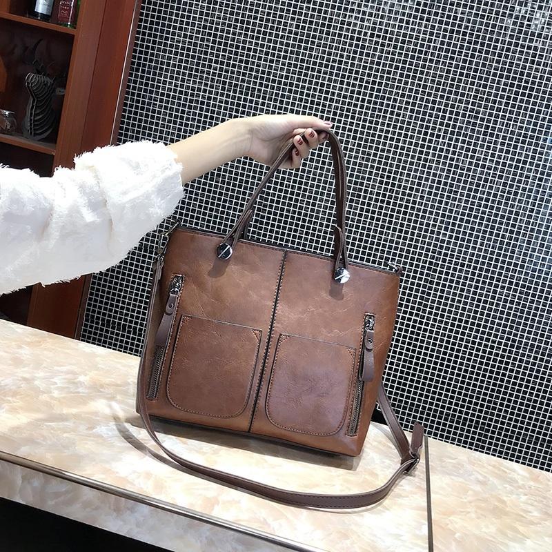 Stylish Brown Pu Shoulder Bag For Women 7