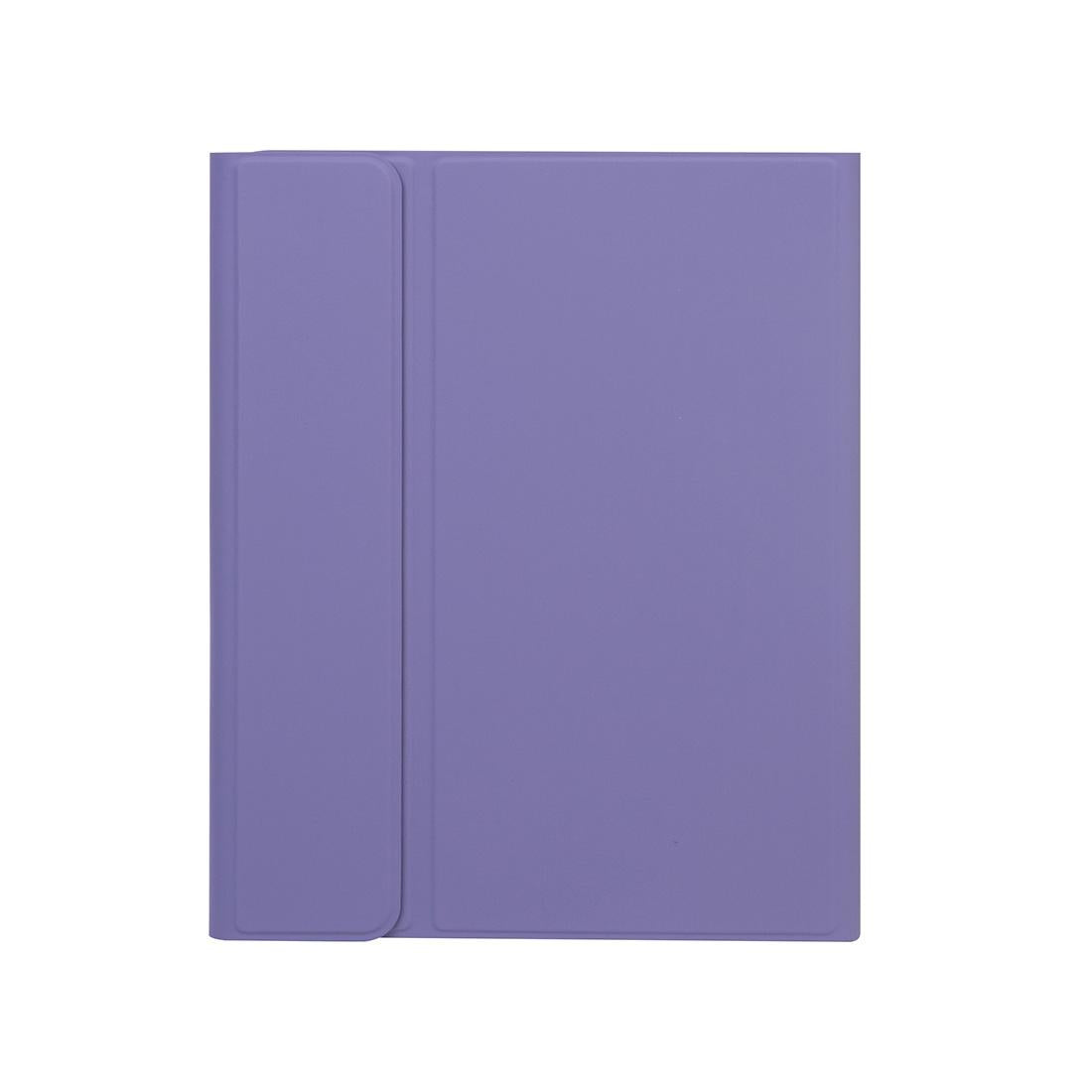 Detachable Bluetooth Keyboard Tablet Case For Ipad Pro 11 With Pen Slot - Plain Texture - Light Purple 3