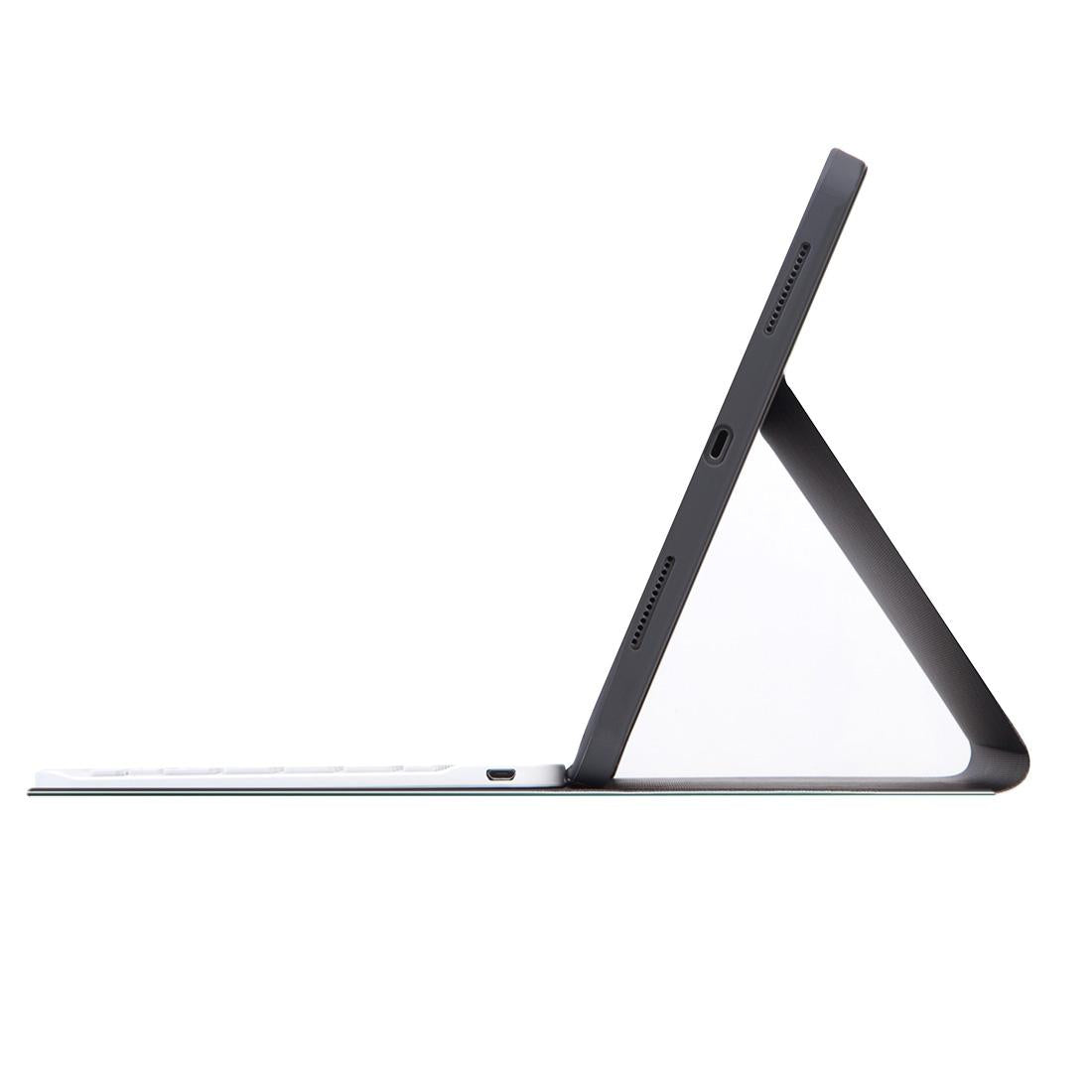 Detachable Bluetooth Keyboard Tablet Case For Ipad Pro 11 With Pen Slot - Plain Texture - Light Purple 8