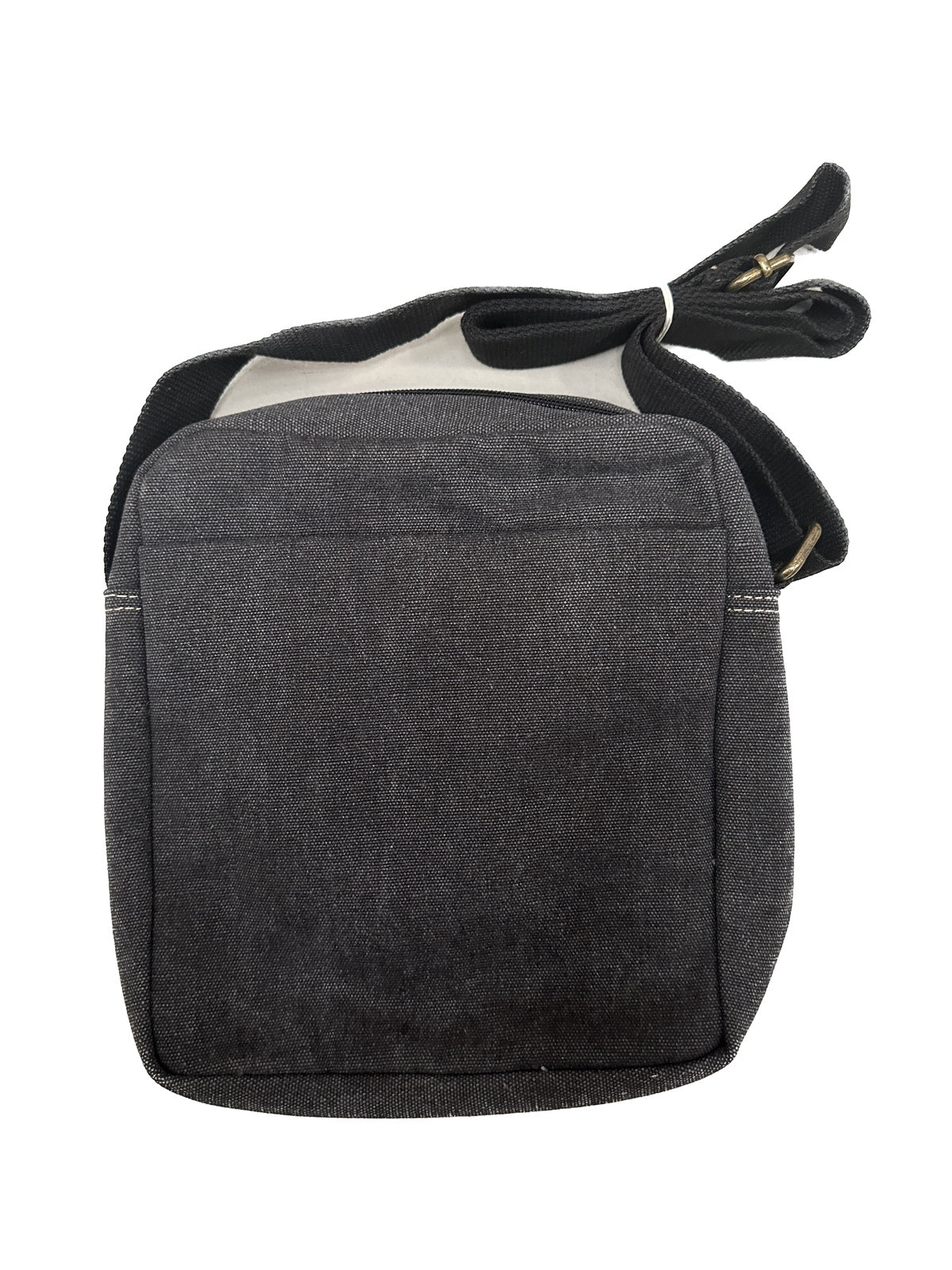 FIB Explorer Canvas Cross Body Travel Bag - Black 3