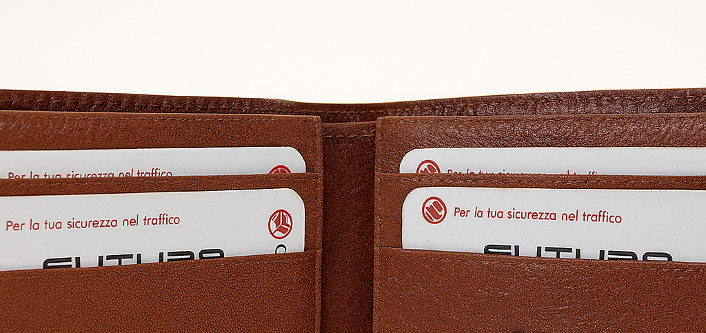 Futura RFID Leather Fold Over Genuine Leather Wallet - Tan 3