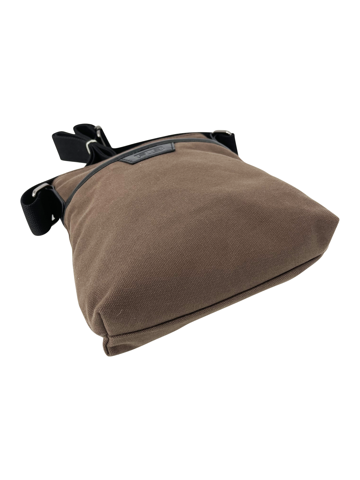 FIB Byron Canvas Sling Bag Shoulder Travel Cross Body - Brown 7