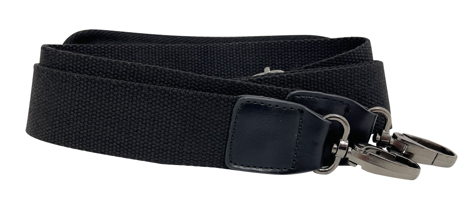 FIB Byron Cotton Canvas Overnight Bag Travel Luggage Duffle Duffel - Black 4