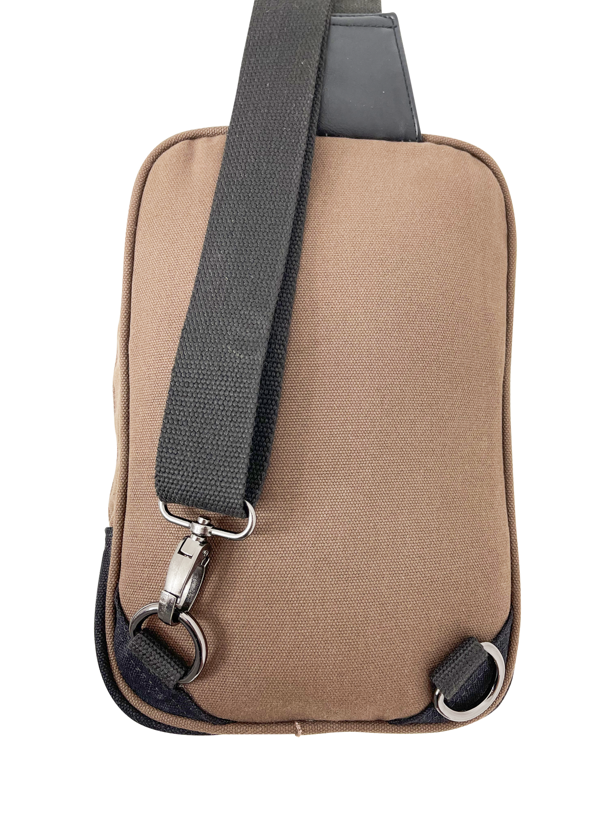 FIB Byron Sling Backpack Bag Travel w/ Single Adjustable Strap - Brown 9