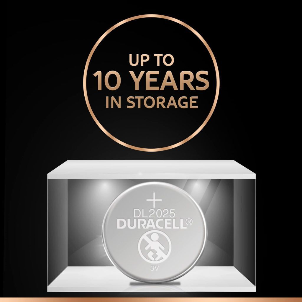 2x Duracell CR2025 Batteries Lithium 3V Battery Security 2025 5