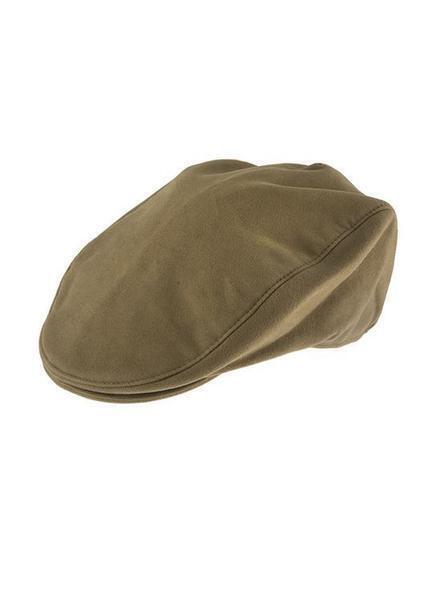 Dents Mens Moleskin Flat Cotton Cap Ivy Hat - Camel - Medium 3