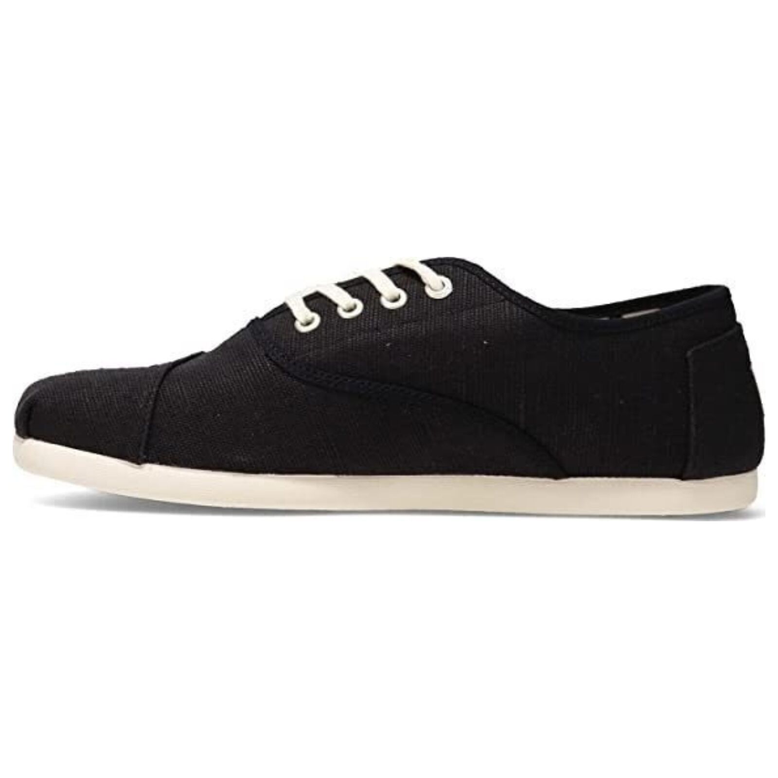 TOMS Heritage Mens Canvas Casual Shoes Sneakers Lace Up Low Cut - Black - US 11 5