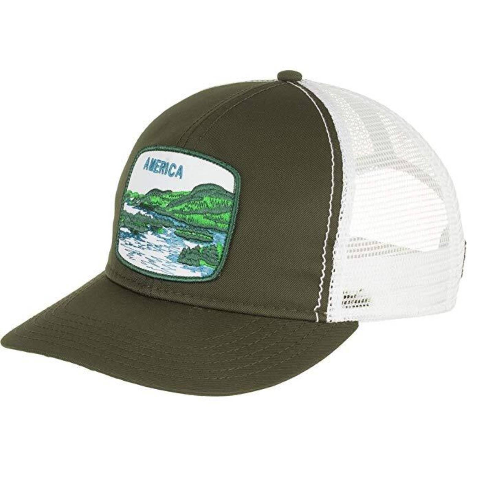 Goorin Brothers Uhmerrica America Baseball Trucker Cap Hat Bros - Forest 4