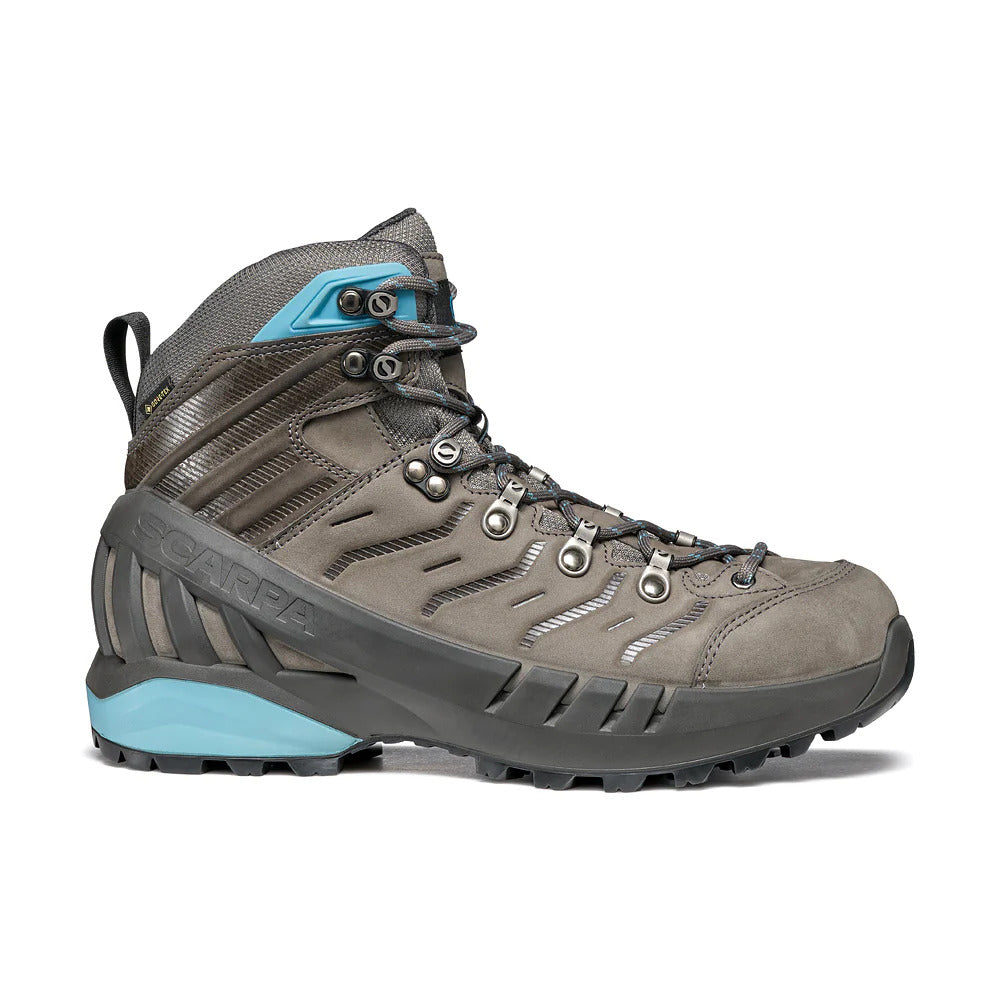 Scarpa Womens Cyclone Gore-Tex Vibram Sole Boots Hiking Trekking Shoes - Grey/Arctic - EU 37 4