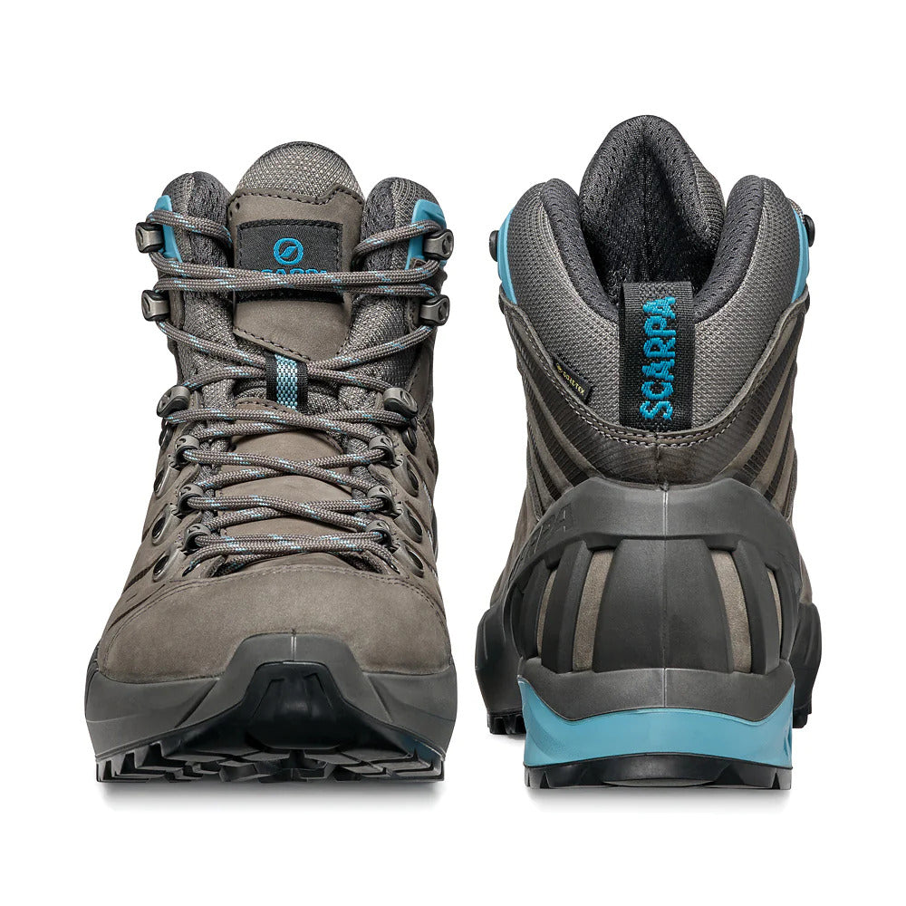 Scarpa Womens Cyclone Gore-Tex Vibram Sole Boots Hiking Trekking Shoes - Grey/Arctic - EU 38 5