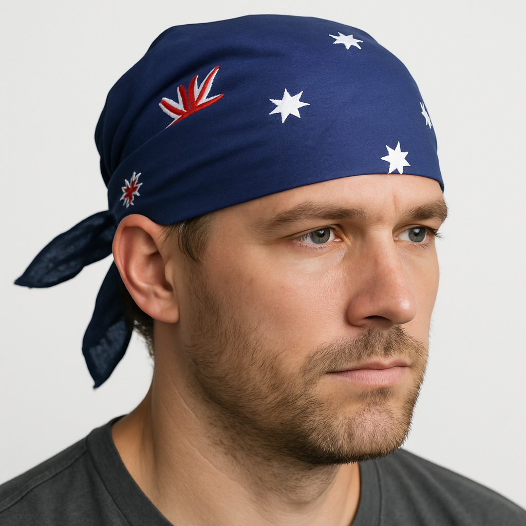 1x Australia Flag BANDANA 100% Cotton Head Wrap Bandanna Summer Neck Scarf 5