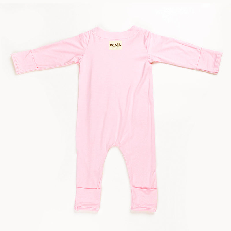 Ponchik Babies + Kids - Magnetic Bamboo Body Suit - Love - 0-3m 4