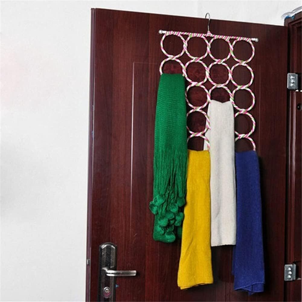 2x 24 Hole Scarf Hanger Holder Storage Tie Belt Scarf Organiser Space Saver 8