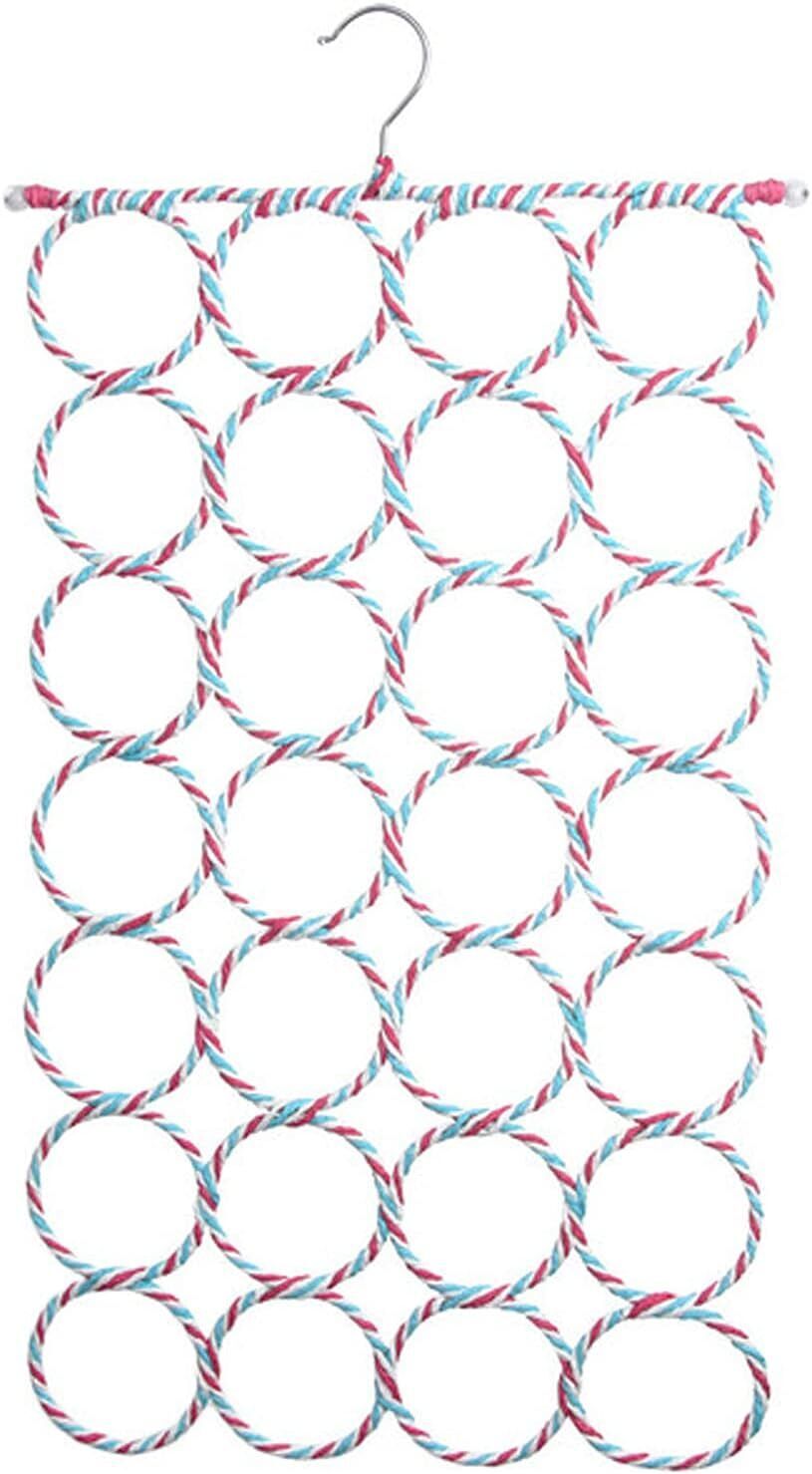 2x 24 Hole Scarf Hanger Holder Storage Tie Belt Scarf Organiser Space Saver 10