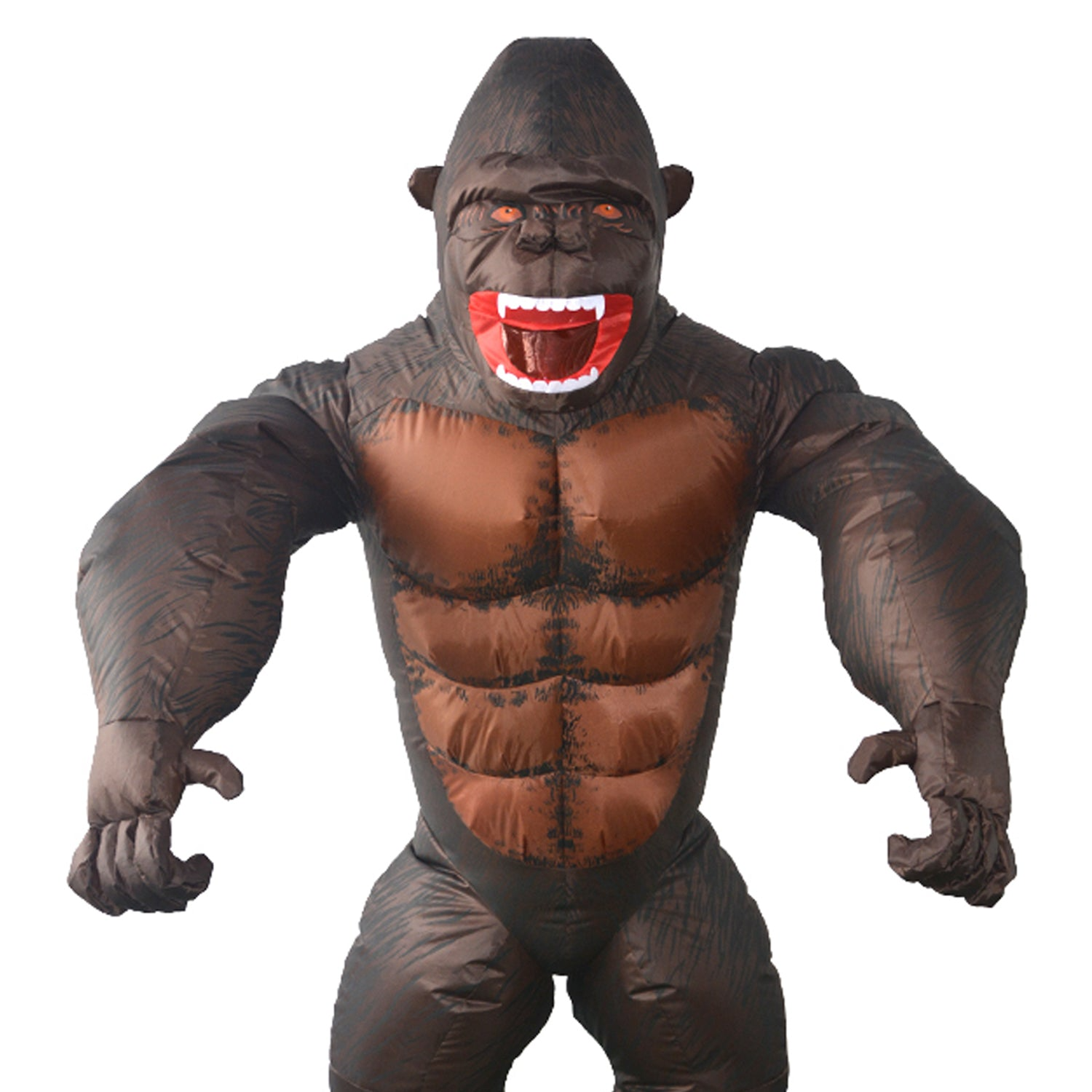 Adult Gorilla Fan Inflatable Halloween Party Costume Suit Monkey Ape King Kong Animal 3