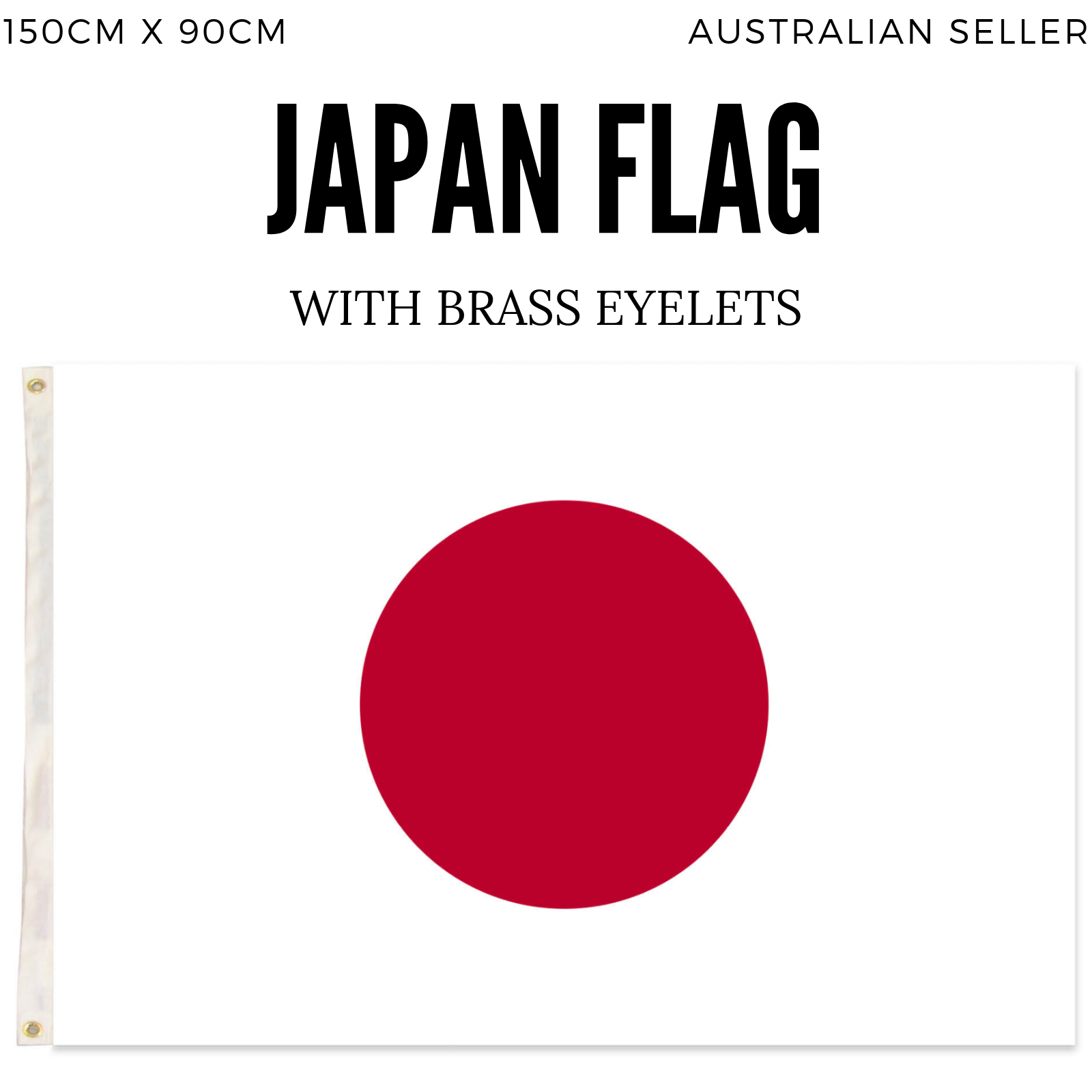 2x Japan Country Flags Japanese Heavy Duty - 150cm x 90cm 4