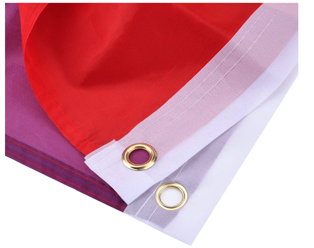 DELUXE RAINBOW GAY PRIDE FLAG Outdoor Banner 150x90cm 3x5ft with Metal Eyelets 3