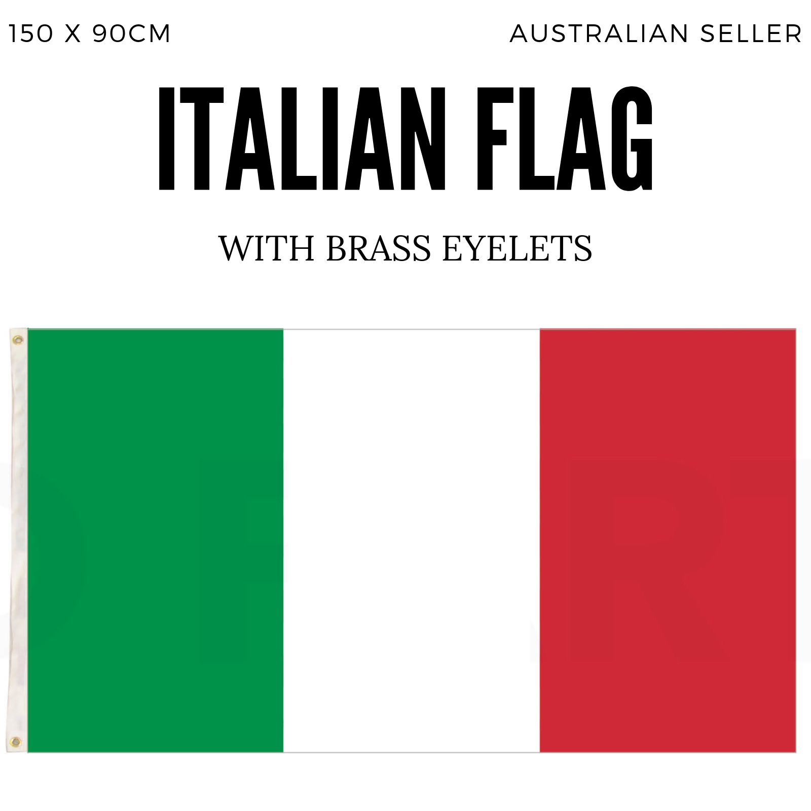 2x Italy Country Flags Italian Heavy Duty - 150cm x 90cm 4