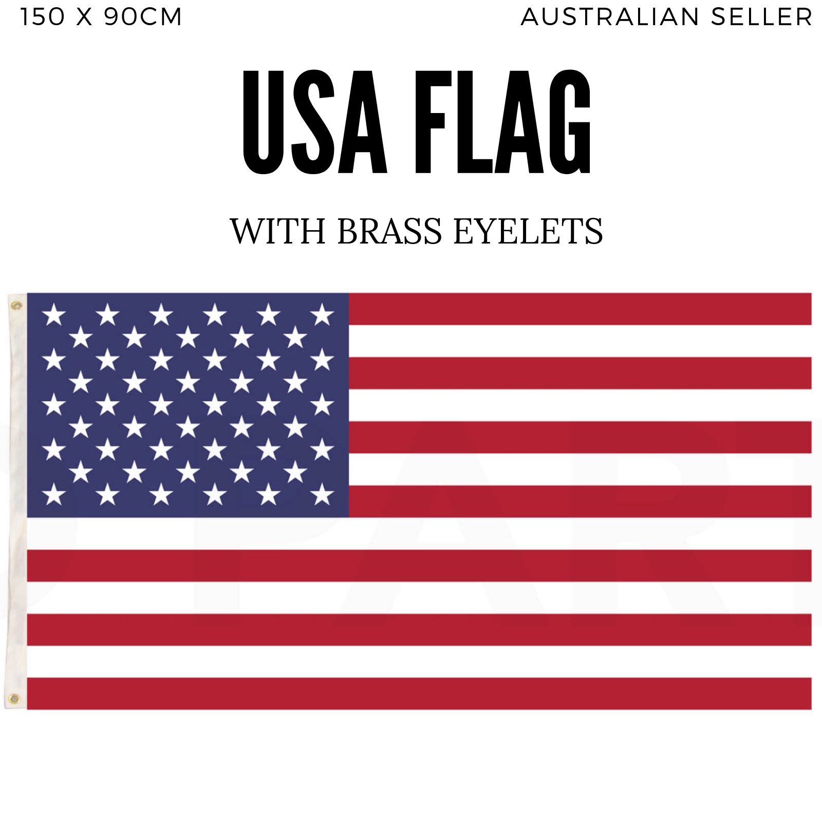2x United States America Country Flags USA American Heavy Duty US - 150cm x 90cm 4