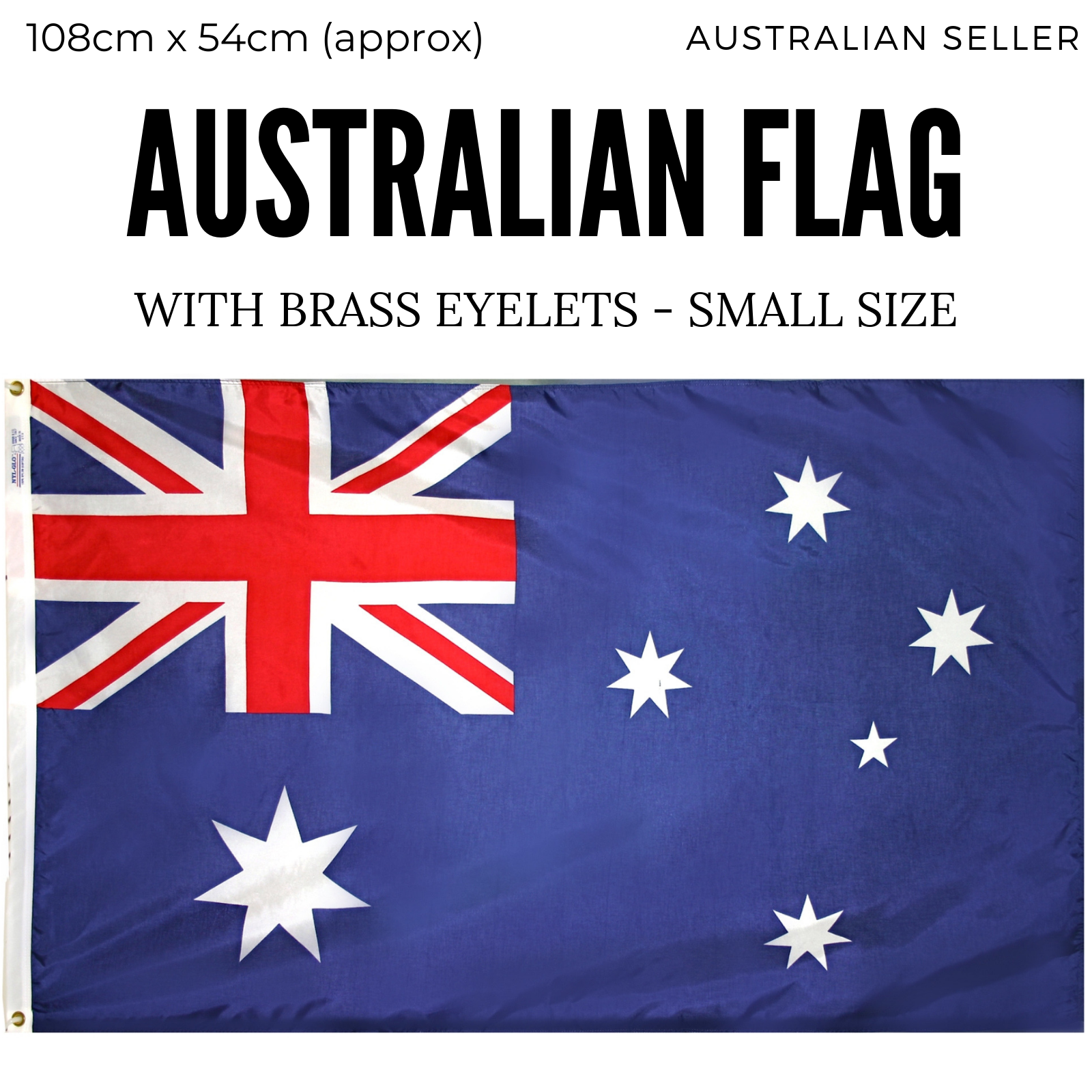 AUSTRALIA FLAG Aussie Australian Day Souvenir National 108cm x 54cm - Small 4