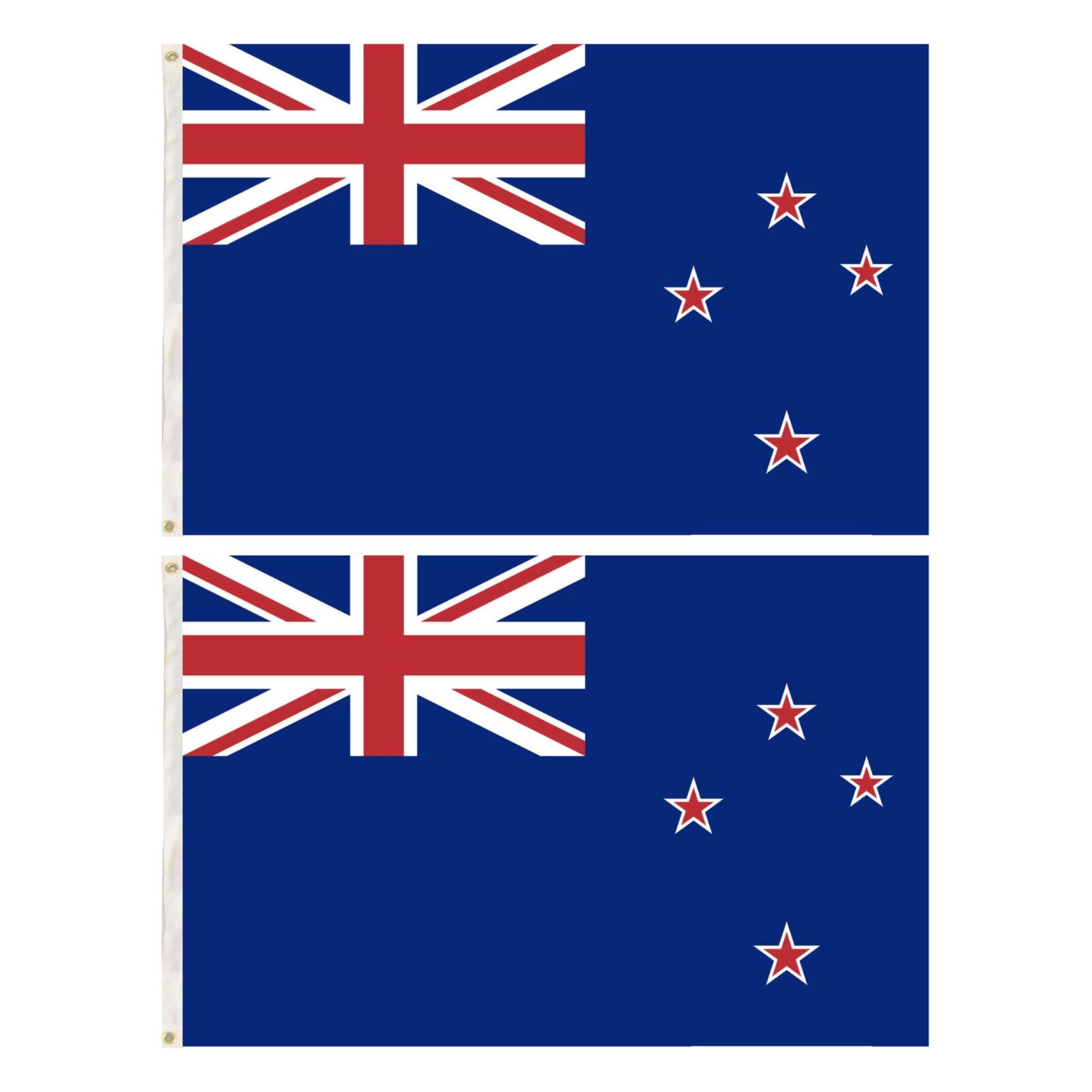 2x New Zealand Country Flags Kiwi Heavy Duty Outdoor Maori - 150cm x 90cm 3