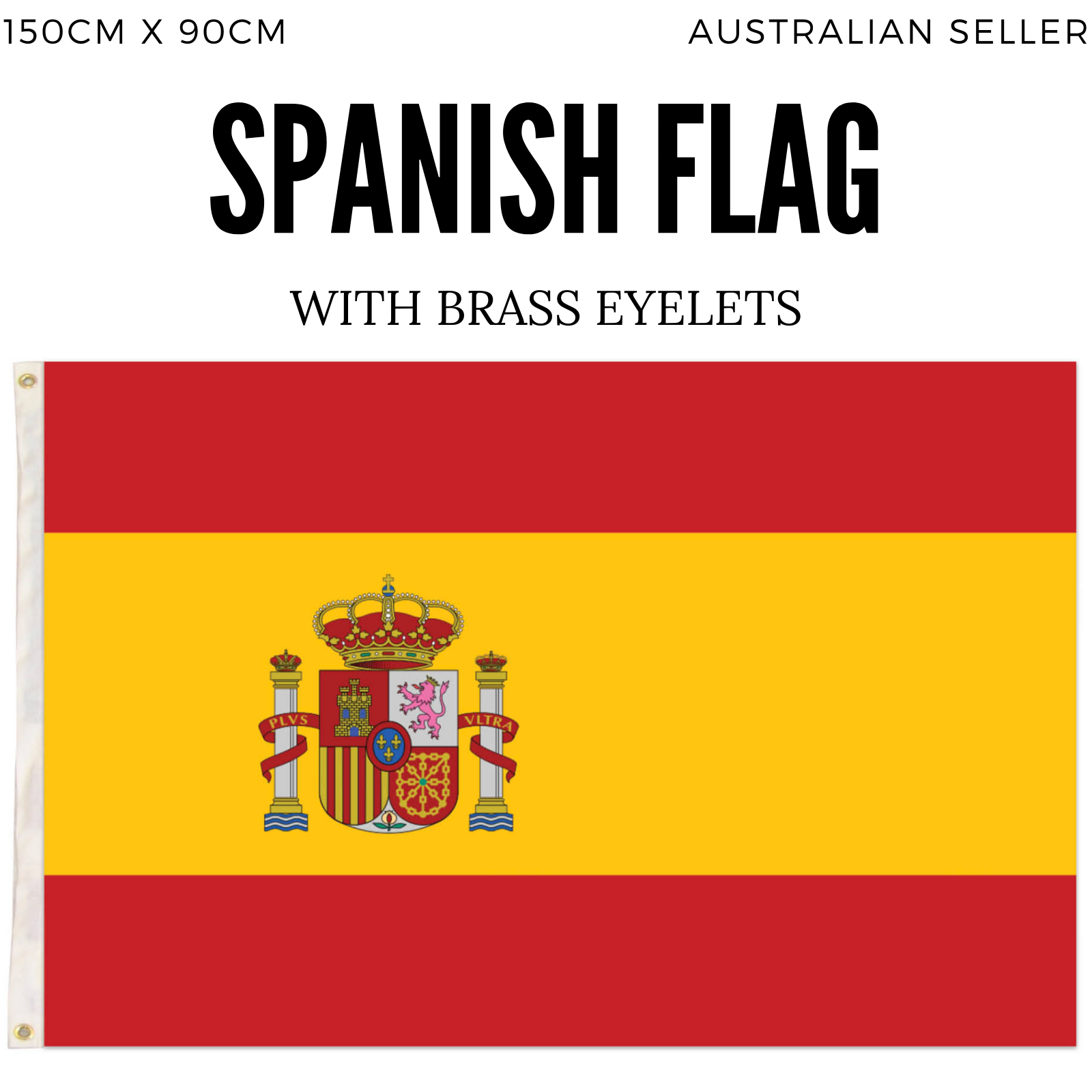 2x Spain Spanish Country Flags Heavy Duty Outdoor España - 150cm x 90cm 4