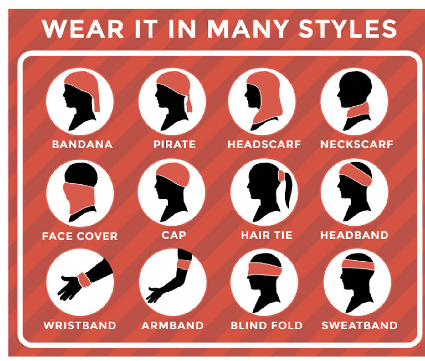 Multi Functional Tube Bandana Head Scarf Face Cover Mask Camo - Army Camouflage 3