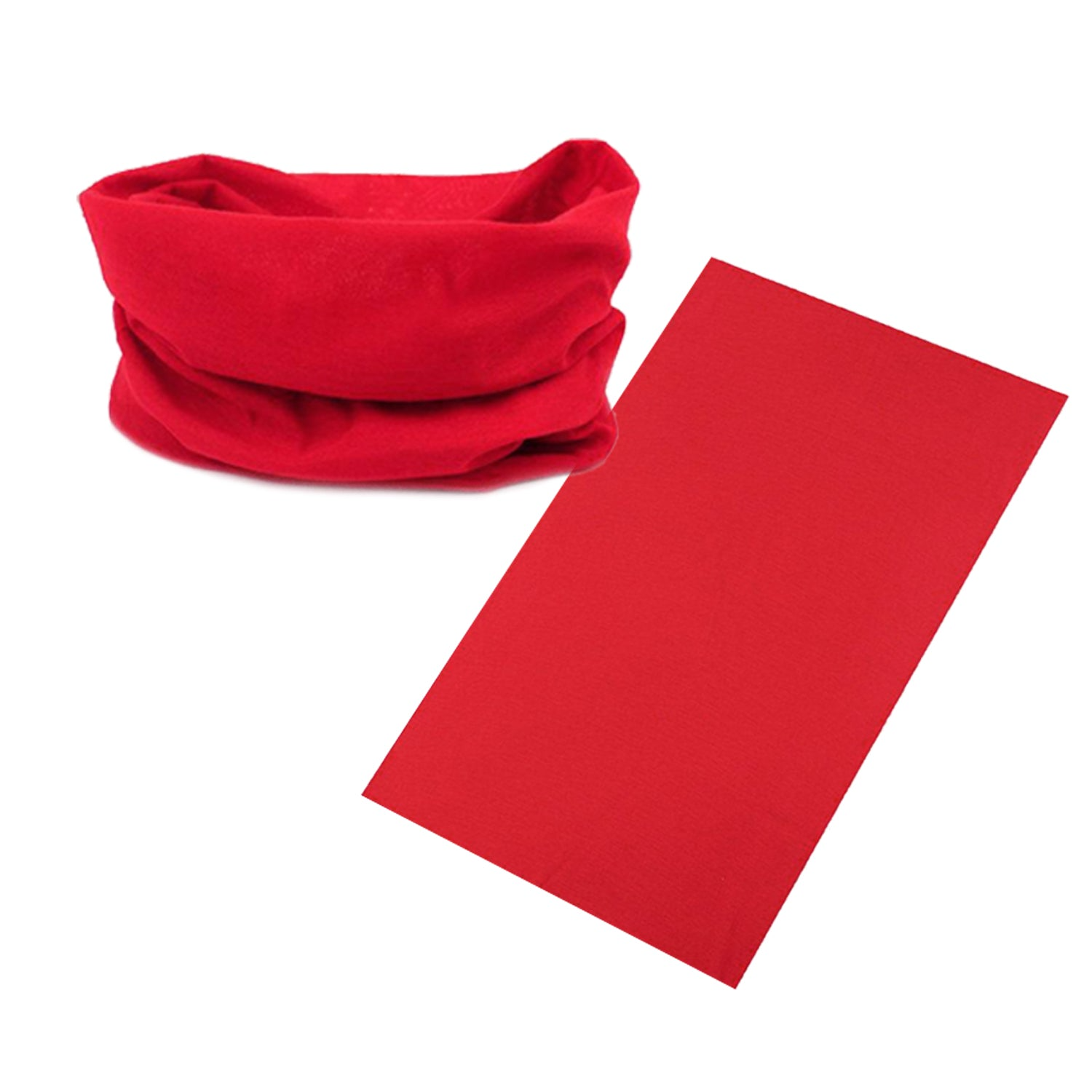 Seamless Tube Bandana Head Scarf Face Cover Mask Gaiter Ski Snow in Red 3