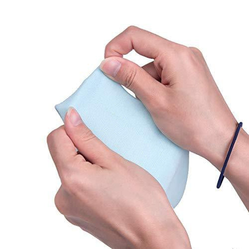 PLAIN HEADBAND Elastic Stretch Sports Yoga Hair Band Unisex 8cm Wide Wrap - Navy Blue 6