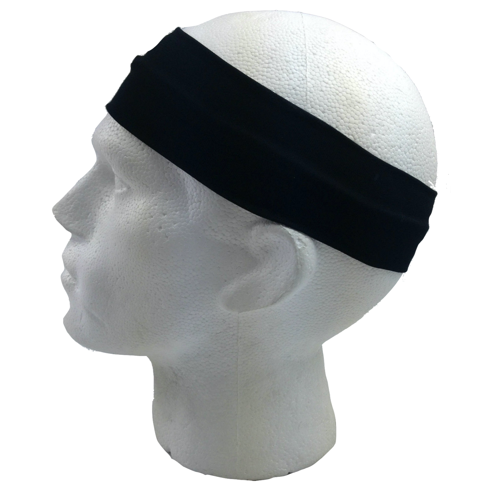 2pc Set Plain Headband Elastic Stretch Sports Yoga Hair Band Unisex Wide Wrap 3