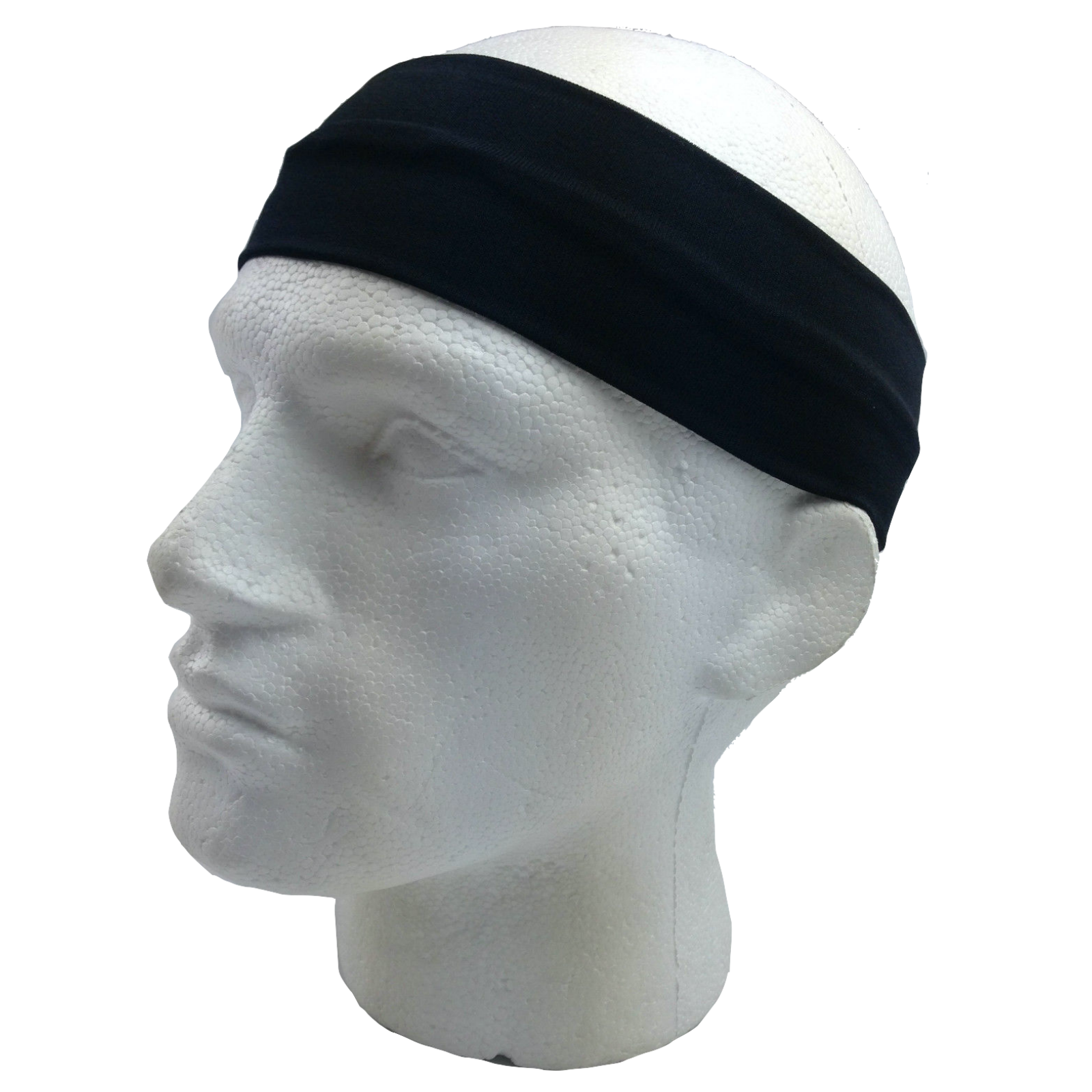 2pc Set Plain Headband Elastic Stretch Sports Yoga Hair Band Unisex Wide Wrap 8