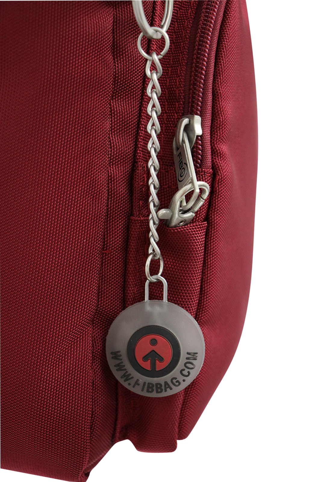 FIB Mens Crossbody Bag Satchel Adjustable Shoulder Strap Travel - Burgundy 5