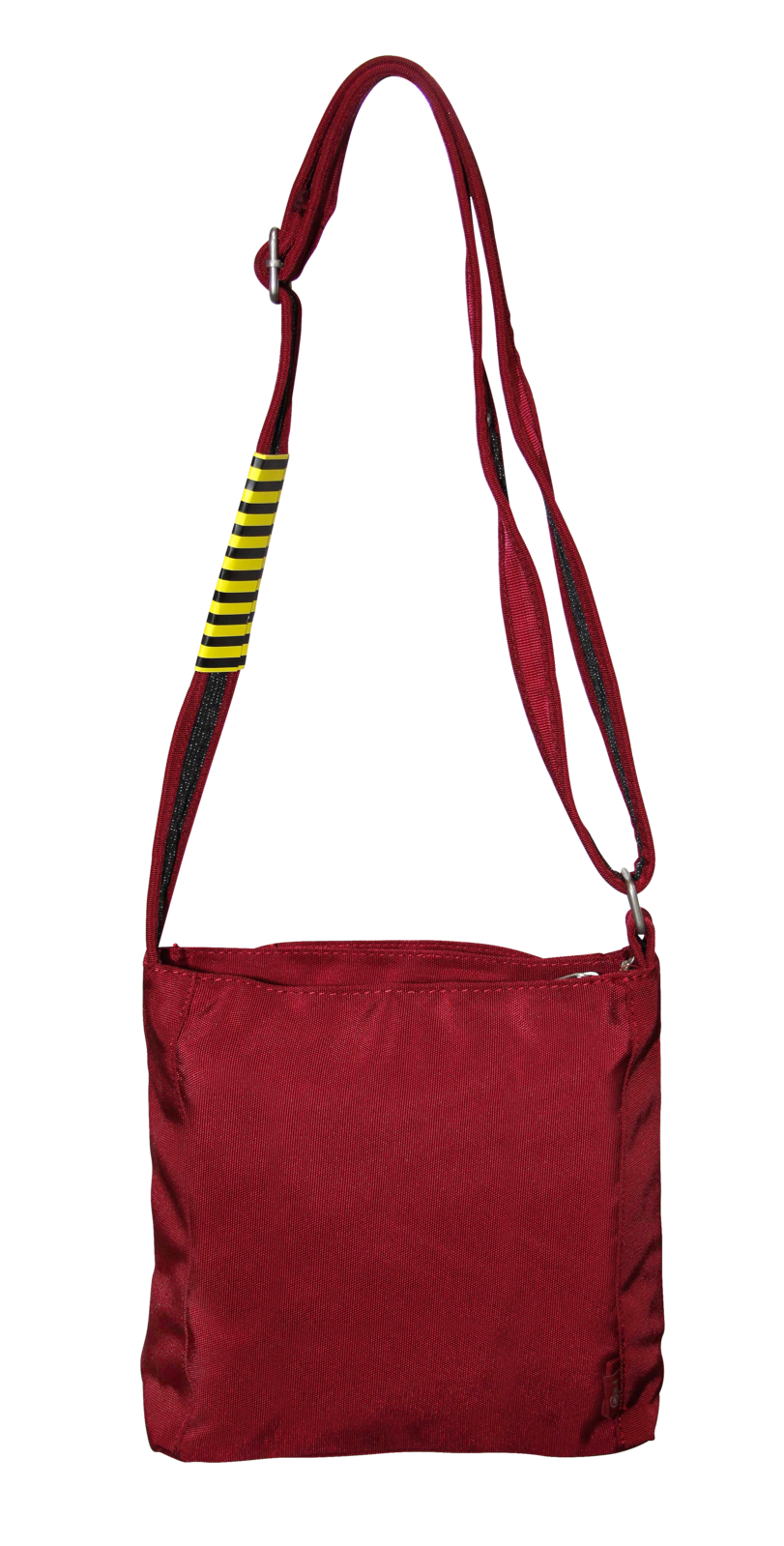 FIB Mens Crossbody Bag Shoulder Strap Travel Satchel Wallet Pockets - Burgundy 3