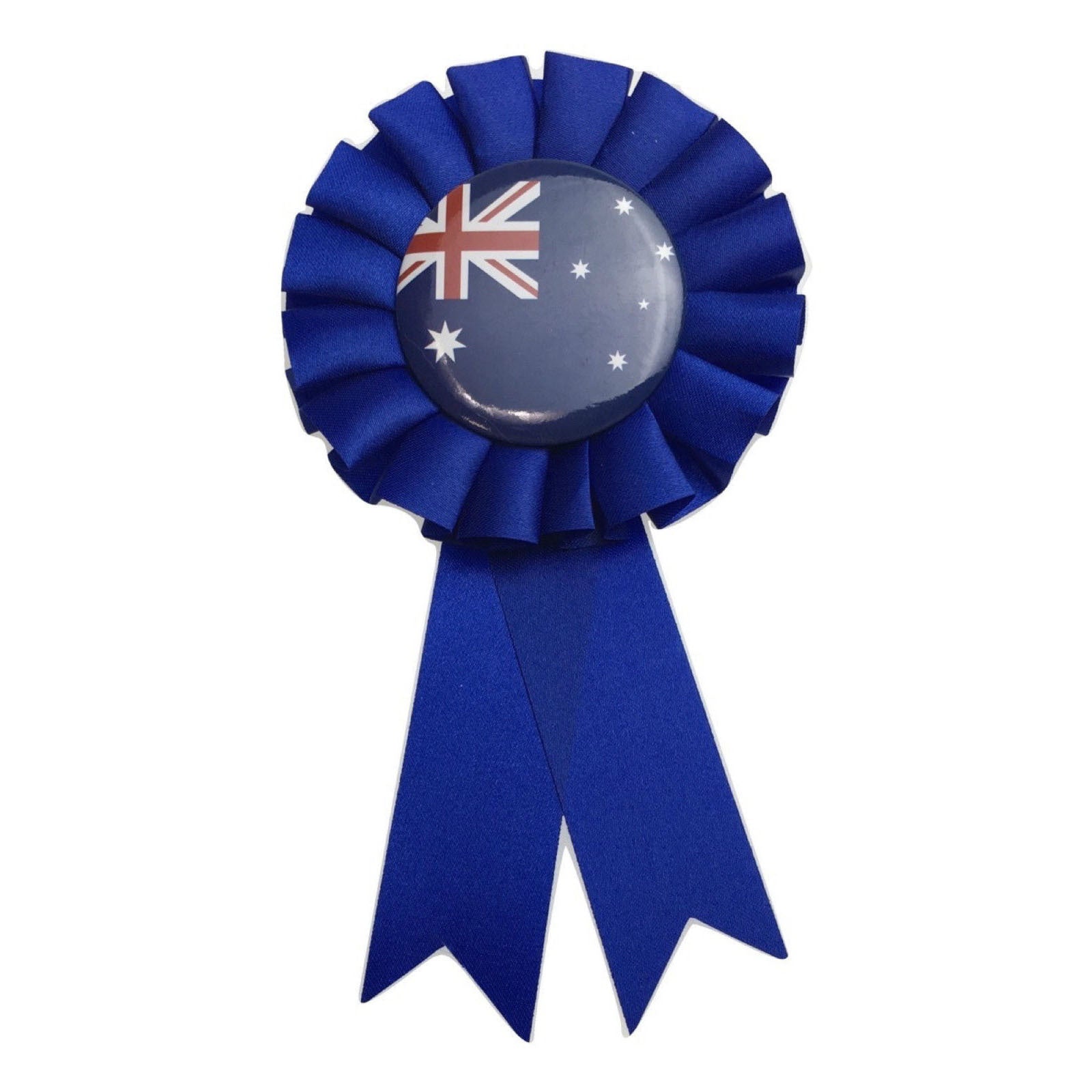 AUSTRALIA FLAG Clip On Ribbon Badge Award Blue Australia Day Tennis Cricket 6