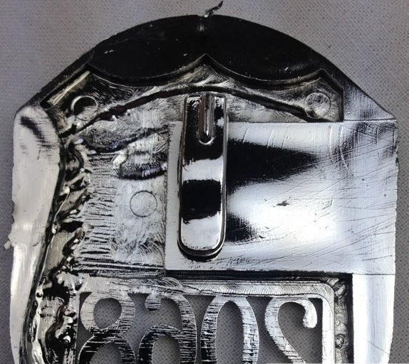 POLICE BADGE Costume Accessory Plastic Silver Fancy Dress Party Officer Cop 3