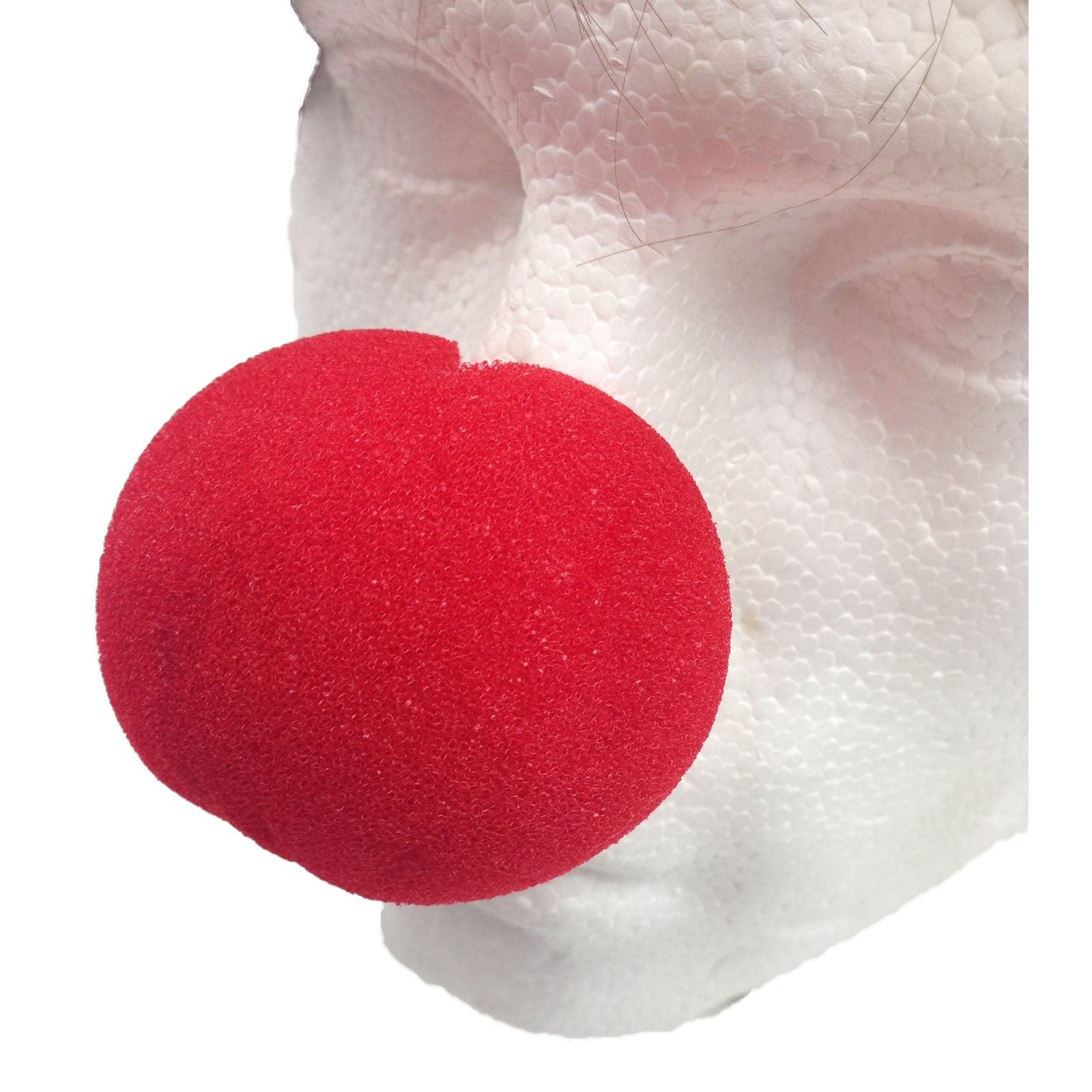 Soft CLOWN NOSE Costume Dress Up Halloween Spongy Sponge Circus Fancy Fun Silly - Red 4