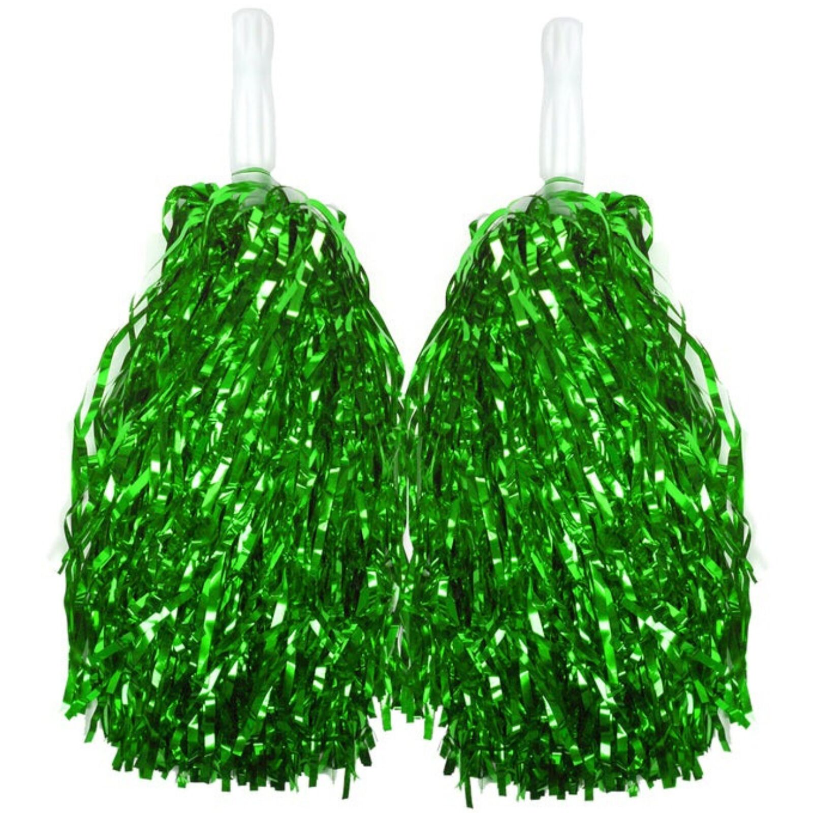Green & Yellow Metallic Cheerleading Pom Poms – 2-Pack (1 Green Pair & 1 Yellow Pair) Australia Day 4