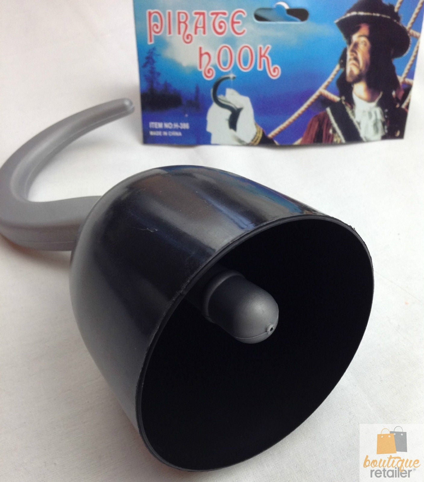 PIRATE HOOK Captain Hand Halloween Fancy Dress Up Costume Swashbuckler 5