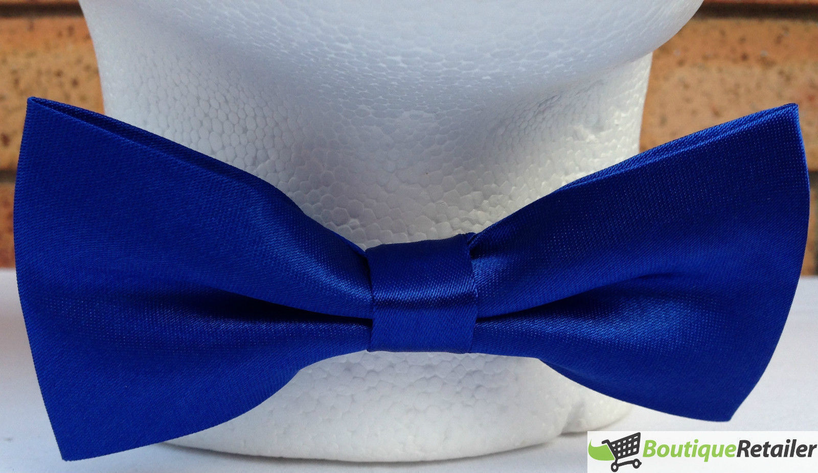 Mens BOW TIE Wedding Tuxedo Formal Bestman Necktie Classic Plain Party Pre-tied - Blue 3