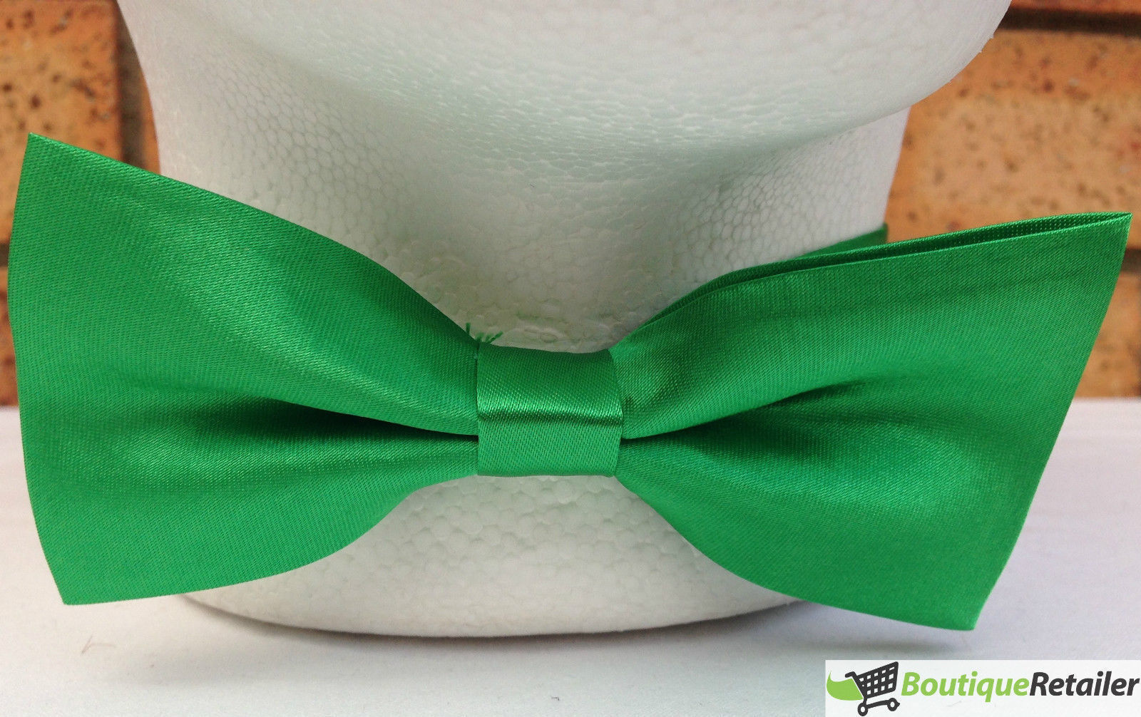 Mens BOW TIE Wedding Tuxedo Formal Bestman Necktie Classic Plain Party  - Green 3