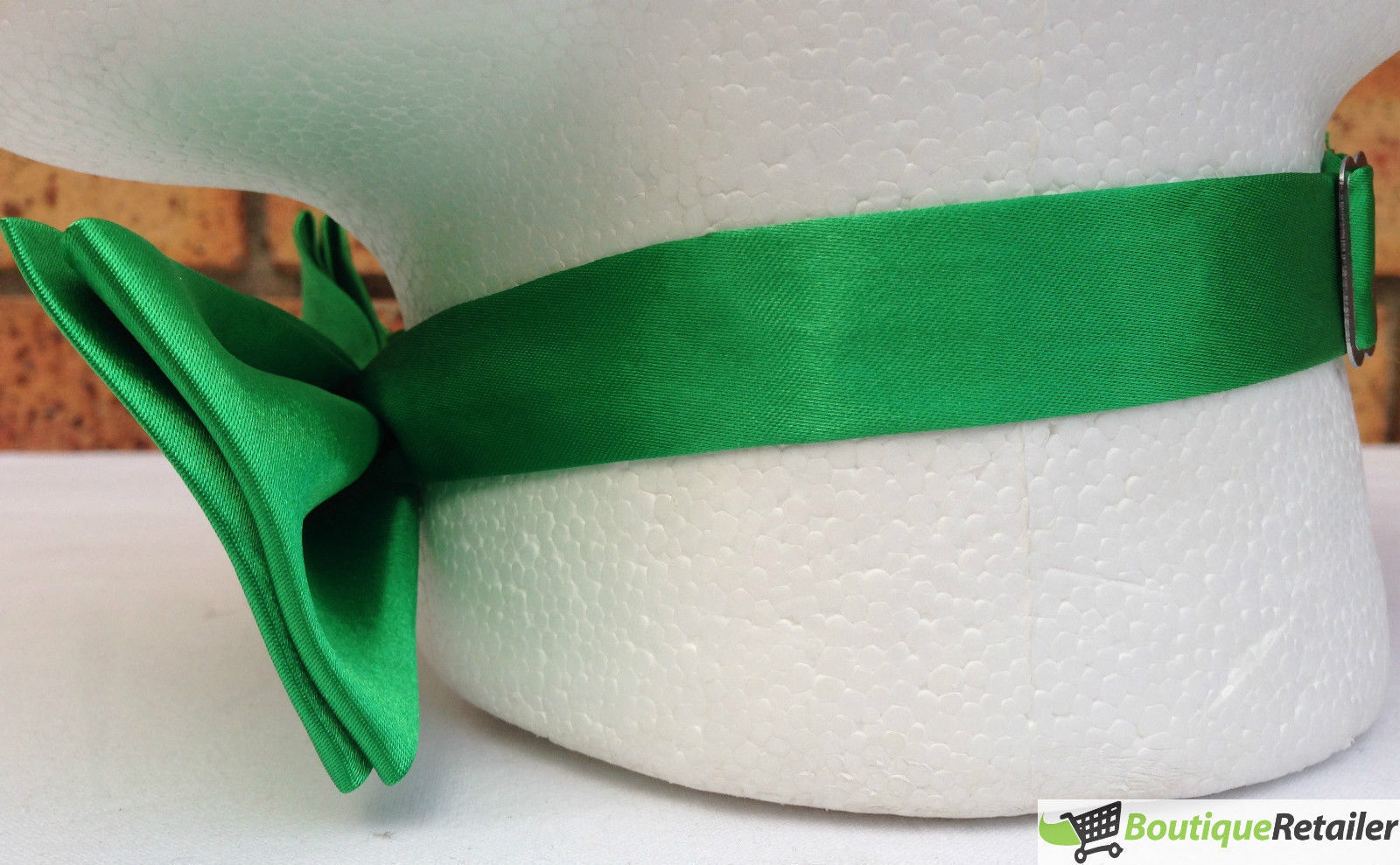 Mens BOW TIE Wedding Tuxedo Formal Bestman Necktie Classic Plain Party  - Green 5