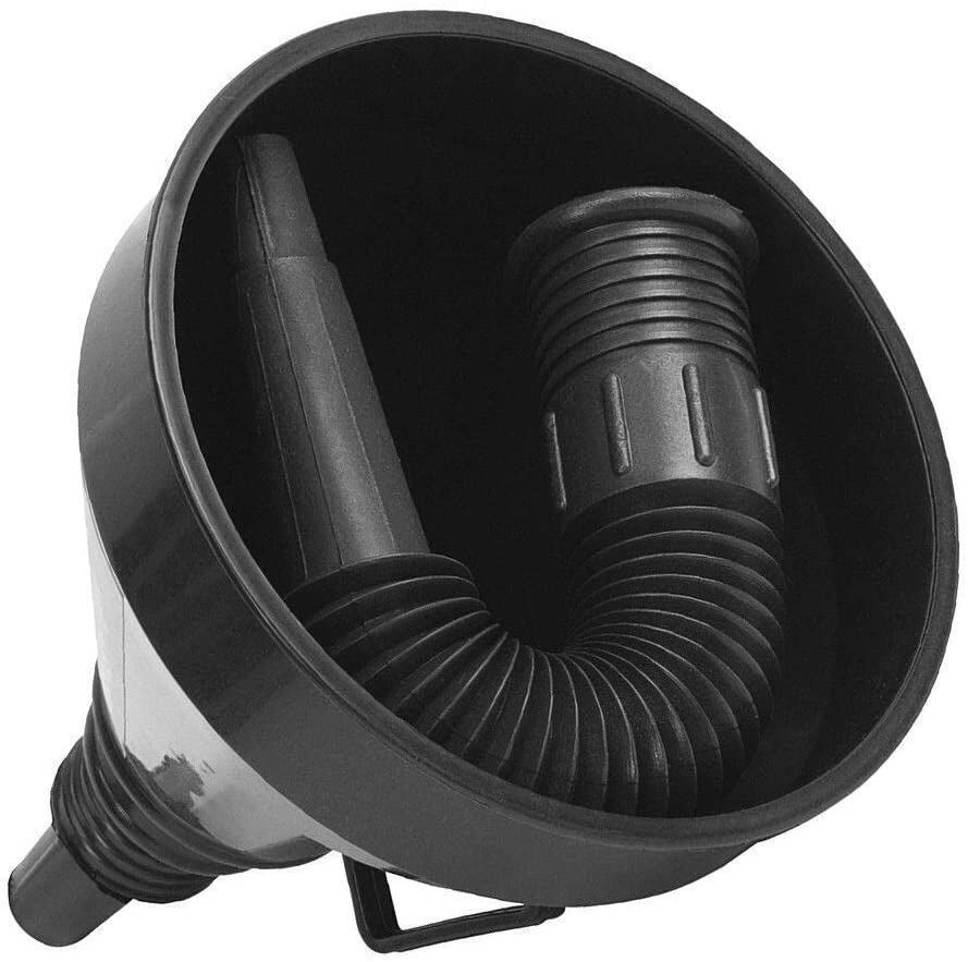 1x Car Auto Motorcycle Plastic Flexible Spout Gas Oil Water Fuel Funnel Tool Kit 4