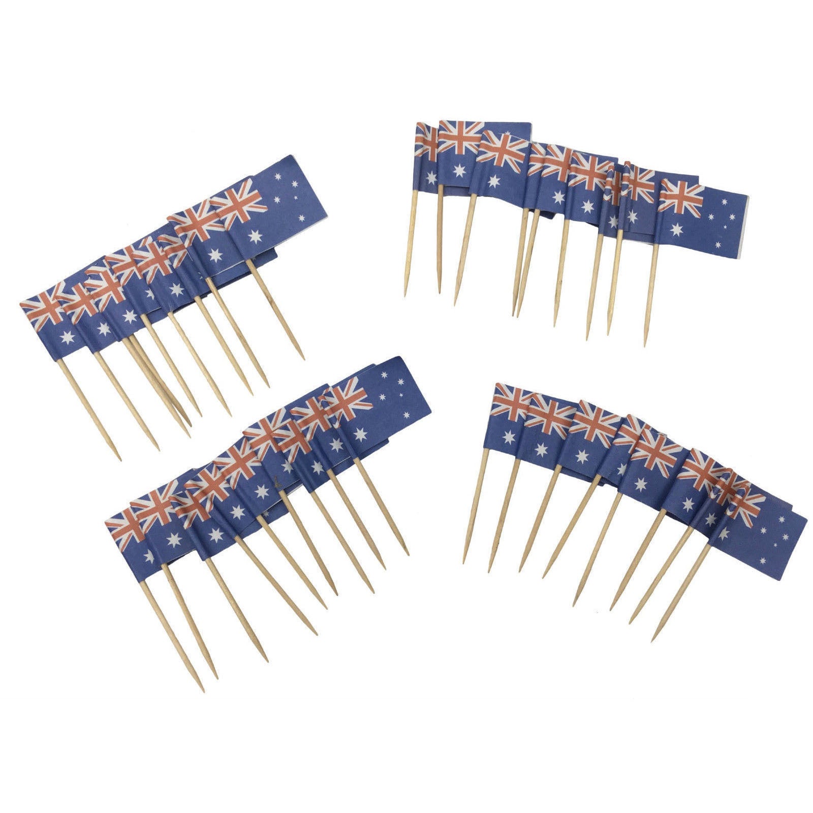 50pcs AUSTRALIA FLAG Food Picks Toppers Australia Day Aussie Party Decoration 4