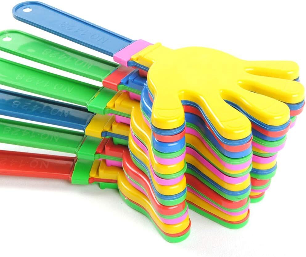 10x Hand Clappers Plastic Kids Toy Party Flapper Novelty Cheering Toys Bulk 5