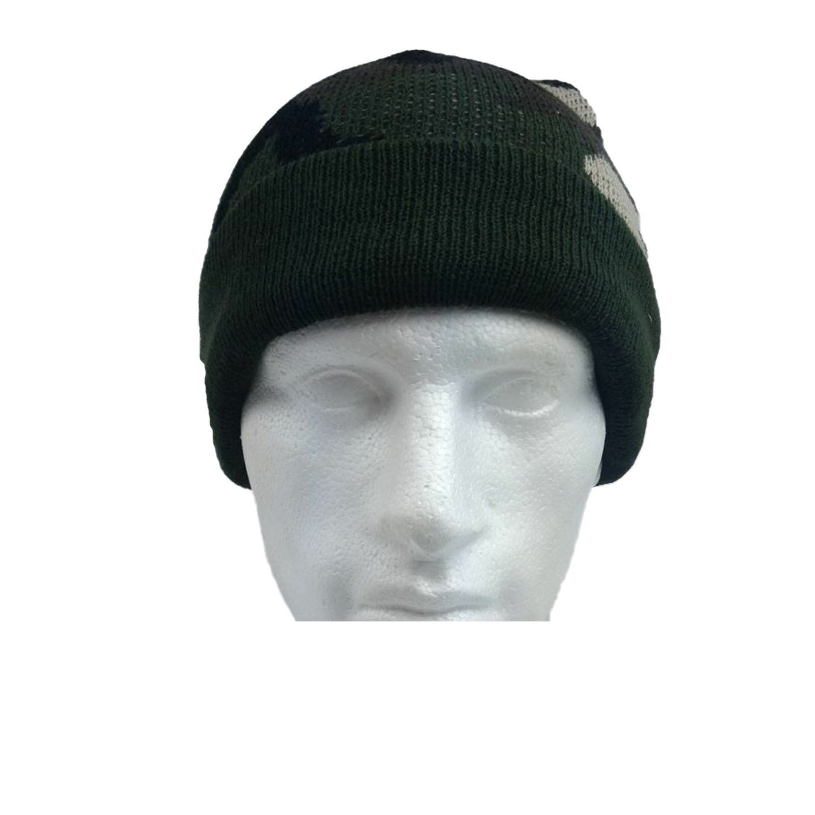 Camo Beanie Hat Winter Ski Army Military Fishing - Army Green Camouflage 4