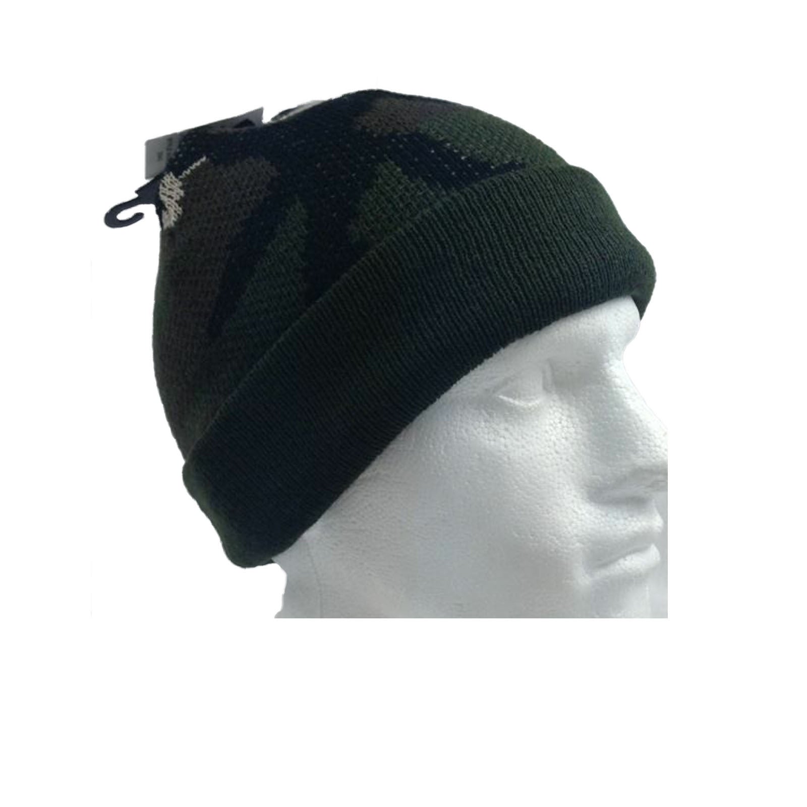 Camo Beanie Hat Winter Ski Army Military Fishing - Army Green Camouflage 6
