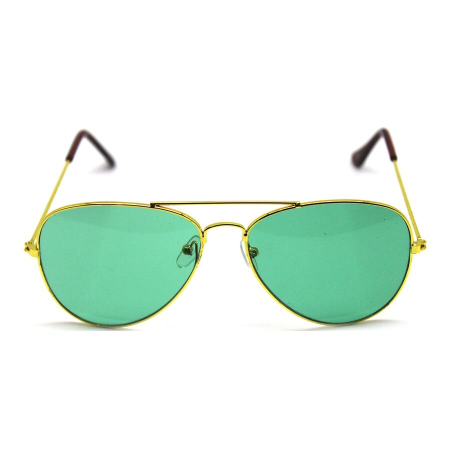 Green and Yellow Gold Aviator Party Glasses – Fun Novelty Set Australia Day 4