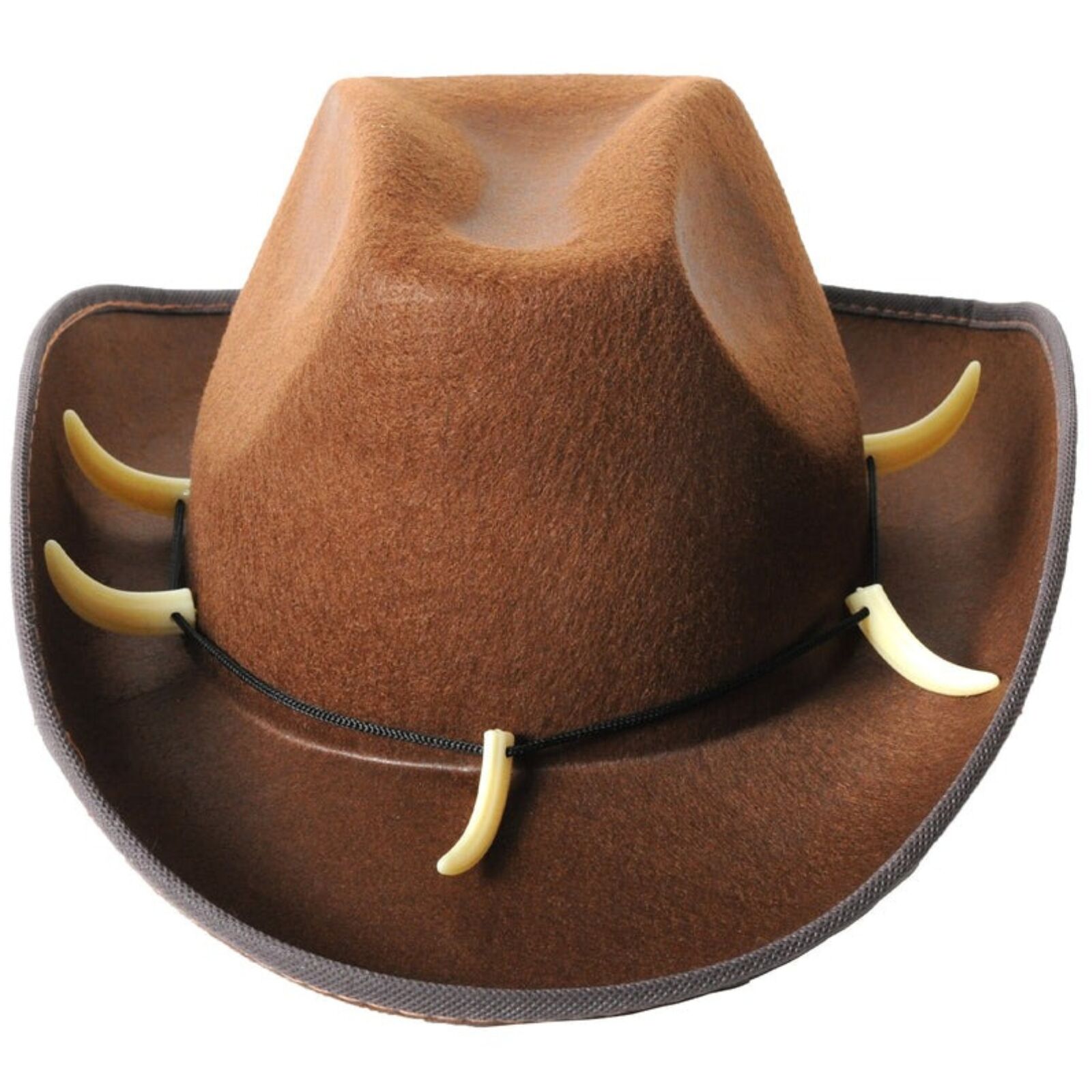 Crocodile Dundee-Style Brown Cowboy Hat – Outback-Inspired with Adjustable Chin Cord 3